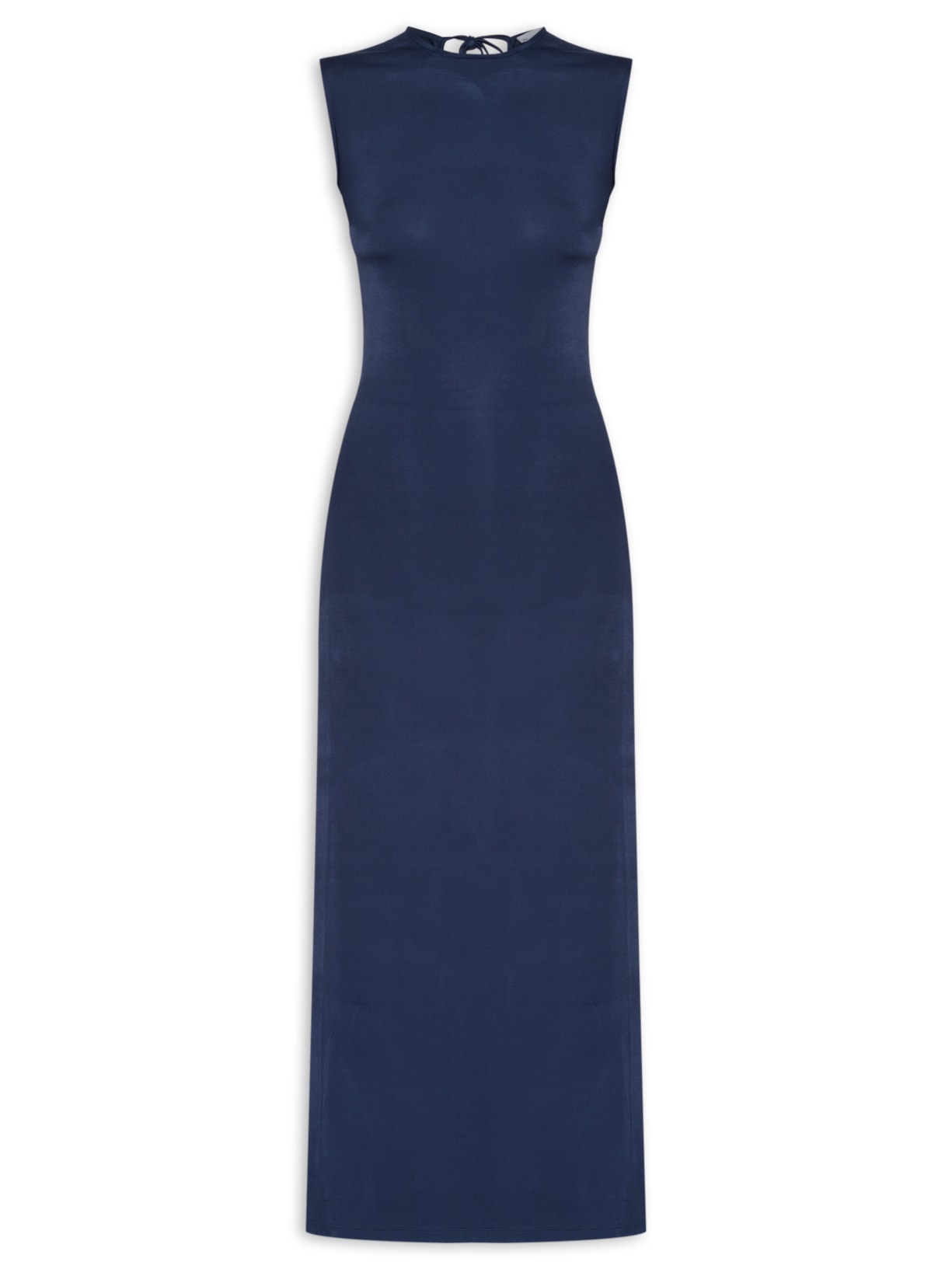 Blusa Feminina Alongada Assimétrica - Azul