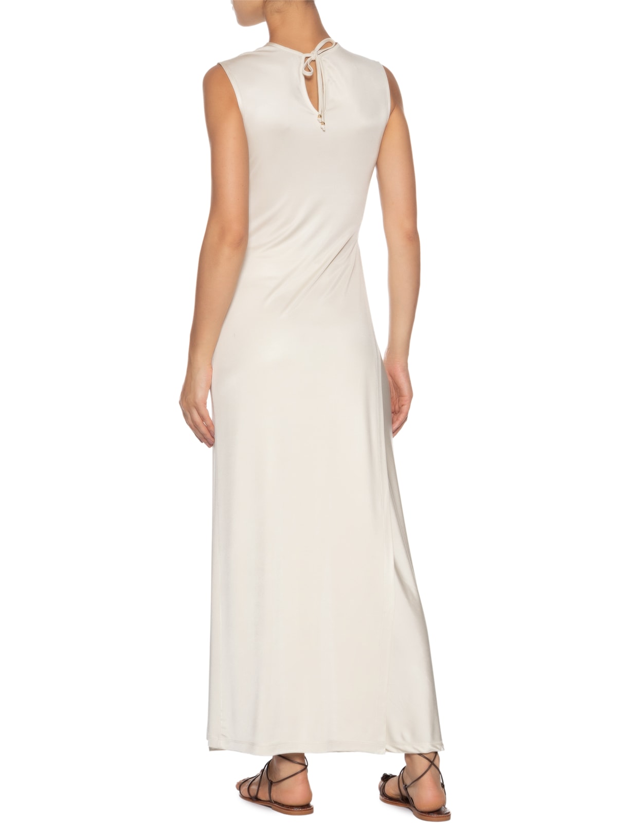 Blusa Feminina Alongada Assimétrica Off White '2Essential