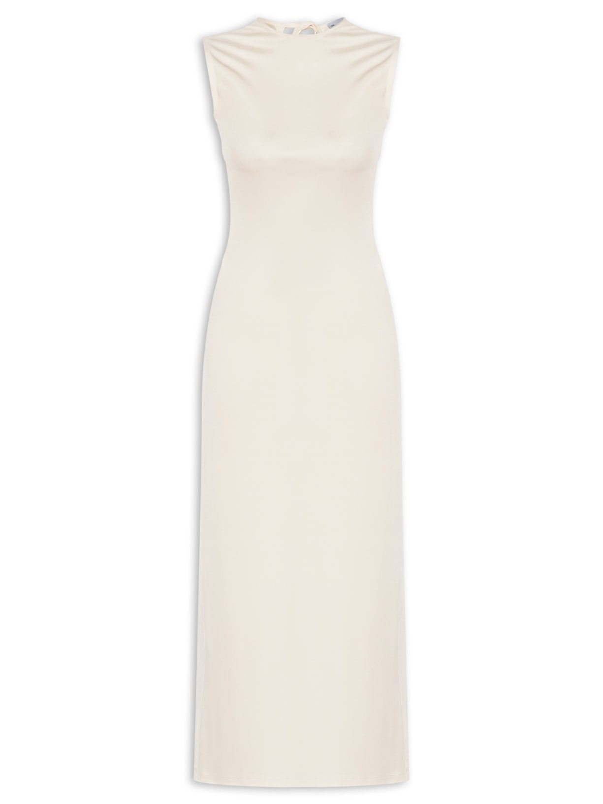 Blusa Feminina Alongada Assimétrica Off White '2Essential