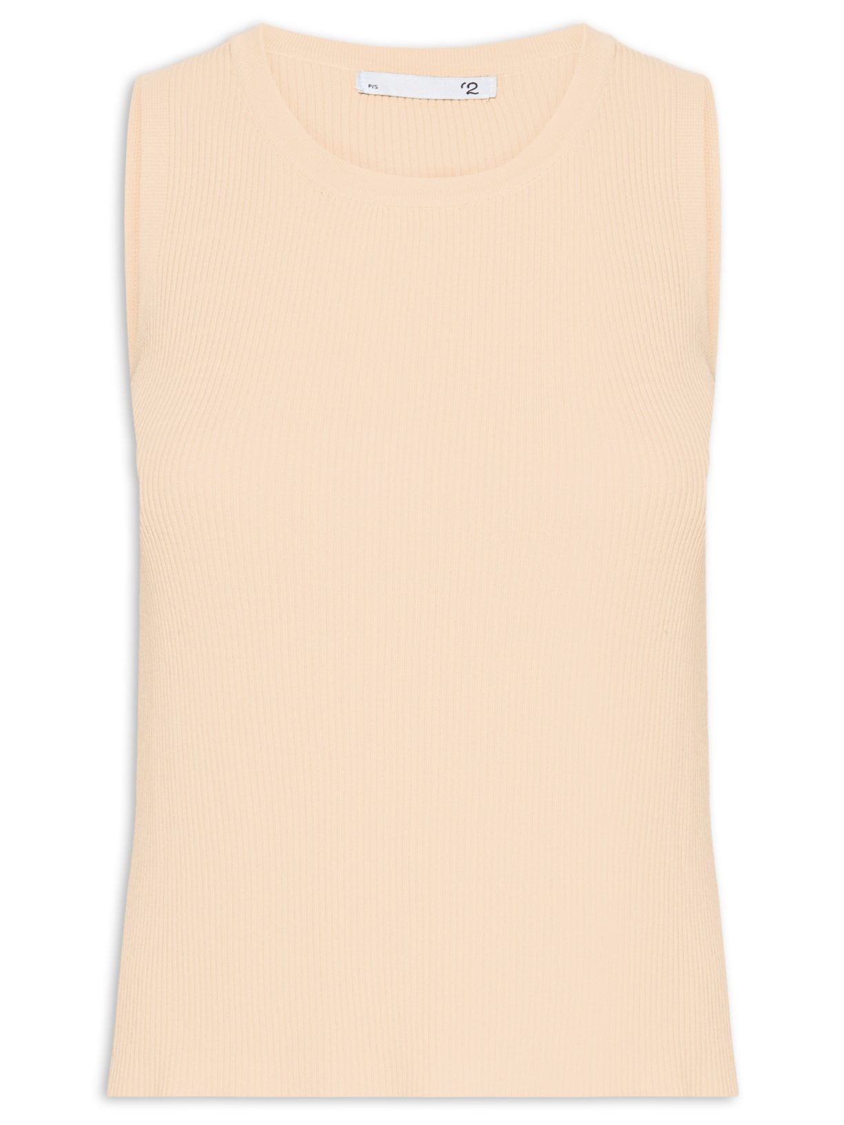 Blusa Feminina Alongada Em Tricot - Bege