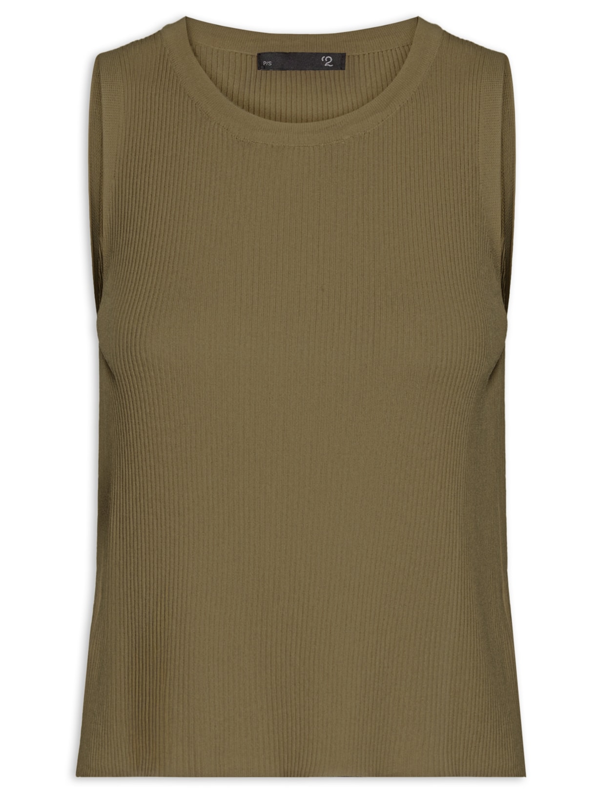 Blusa Feminina Alongada Em Tricot - Verde