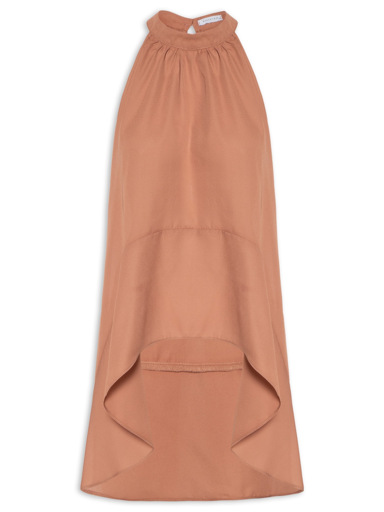 Blusa Feminina Alongada - Marrom