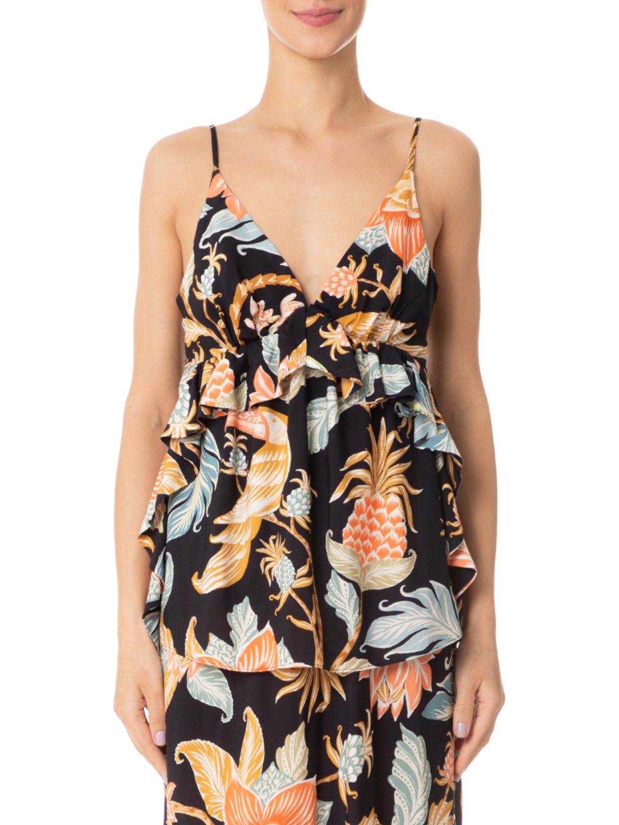 Blusa Feminina Amalfi Preto Farm