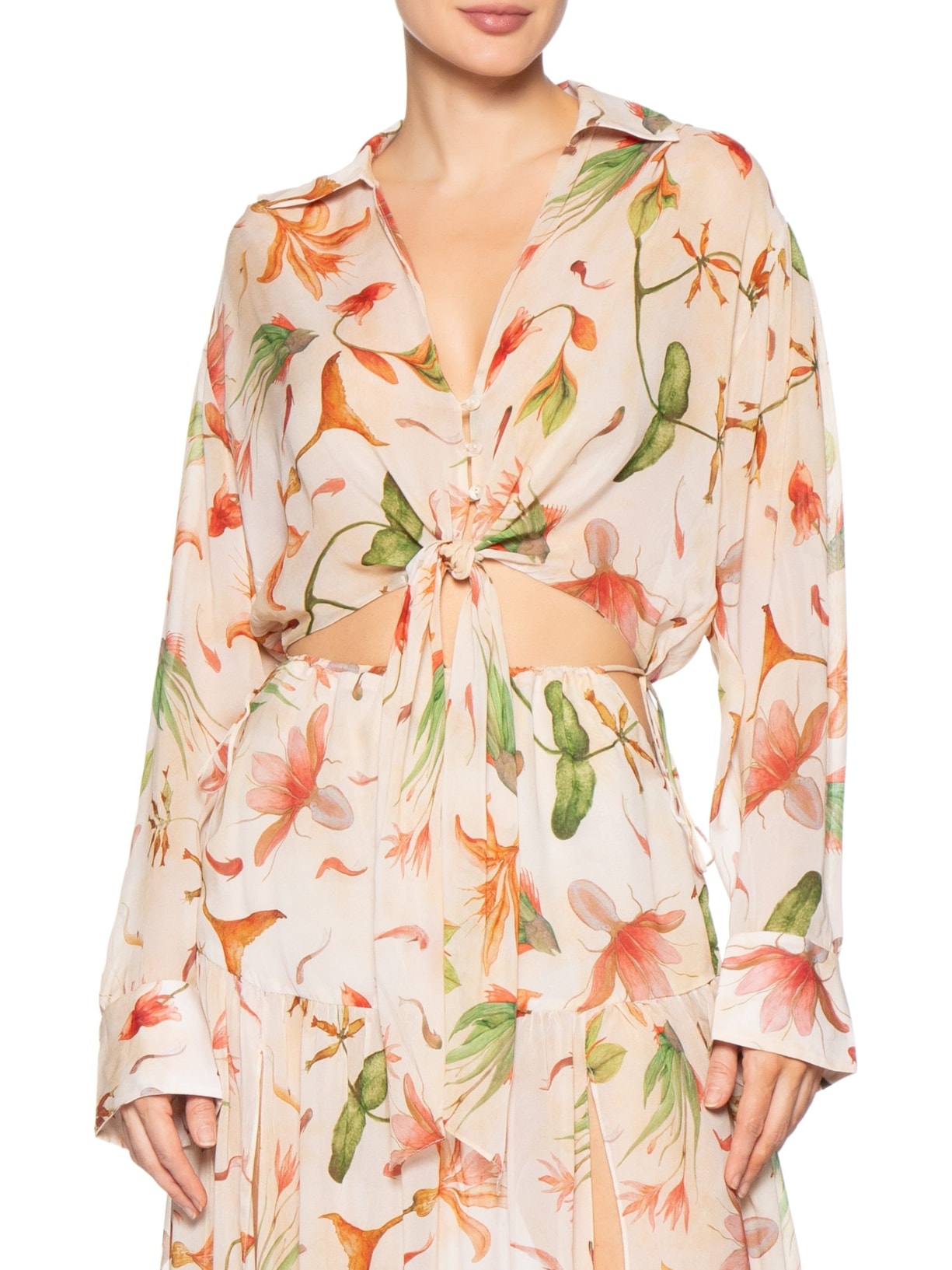 Blusa Feminina Amarração Rosa Animale Resort