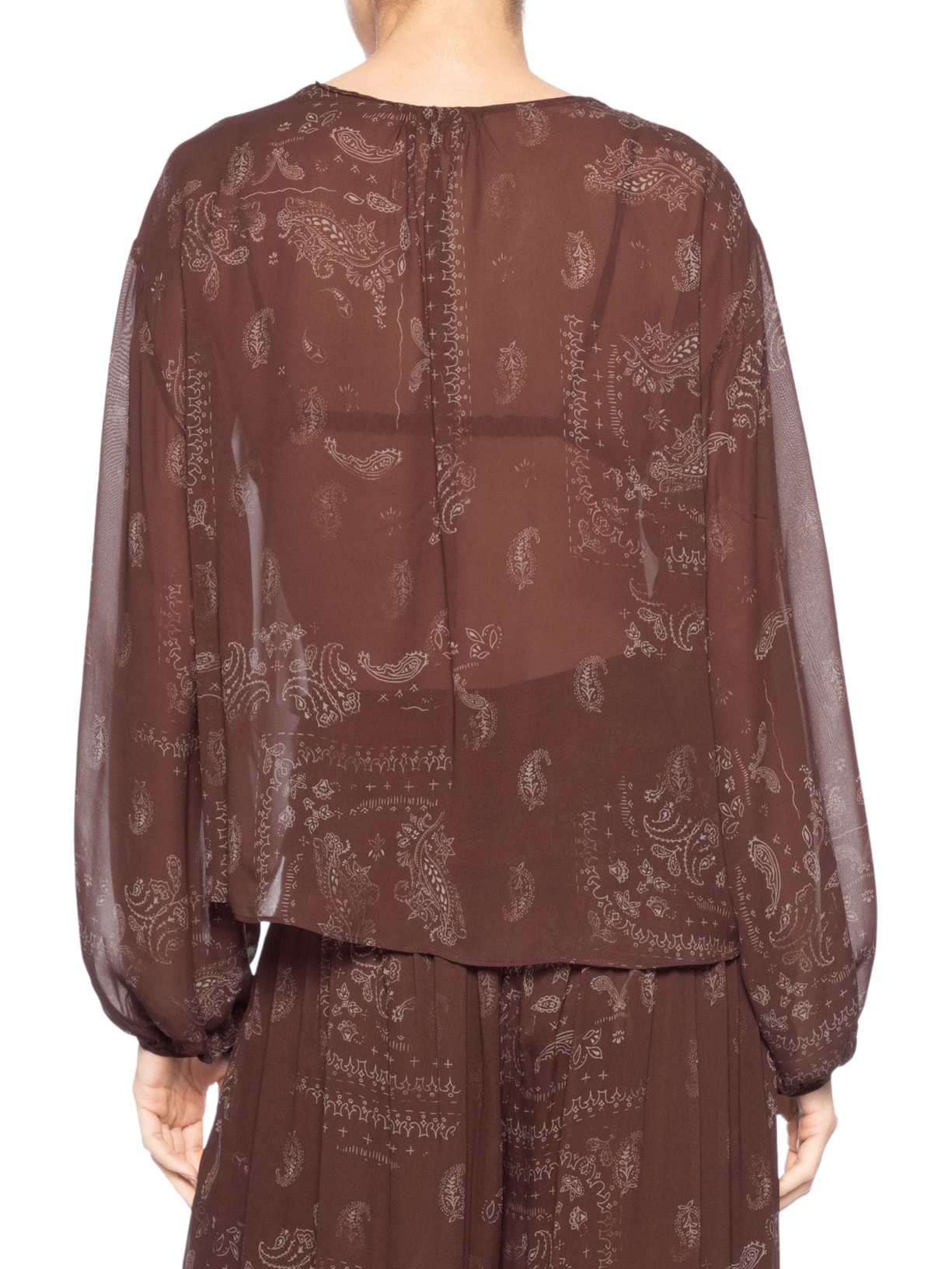 Blusa Feminina Amarração St Bandana Choco Corrida Marrom Animale Jeans