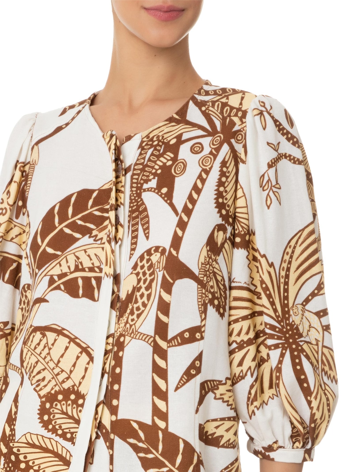 Blusa Feminina Amazônia Amarelo Farm