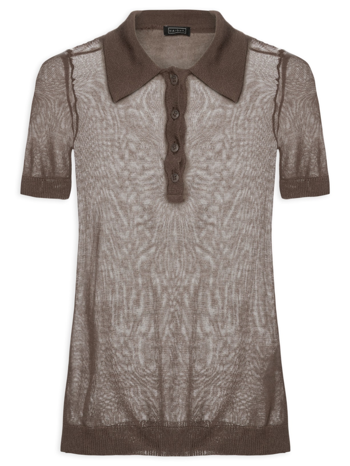 Blusa Feminina Amelia Tricot - Marrom