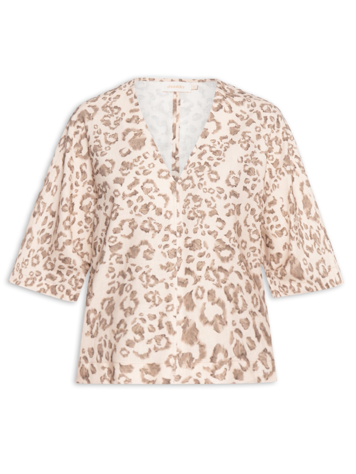 Blusa Feminina Ampla Onça Riscos - Animal Print