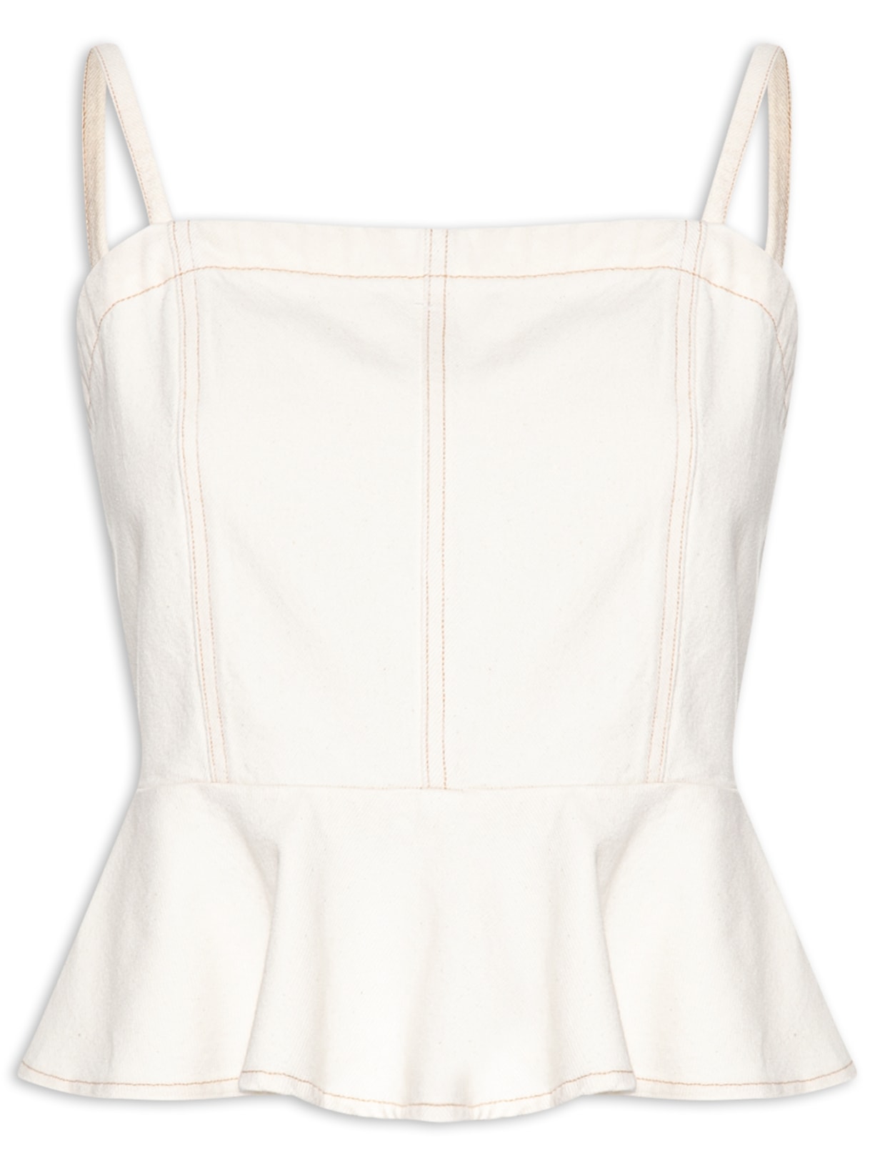 Blusa Feminina Anderson Flounce Top Branco Levi's