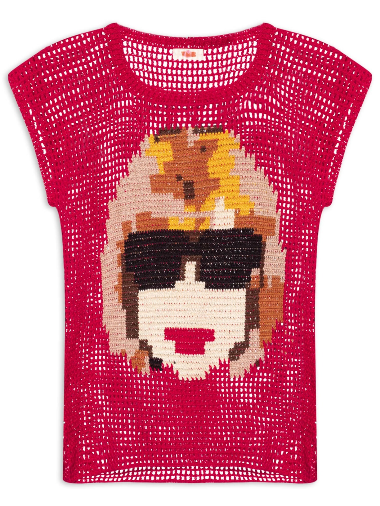 Blusa Feminina Anna Wintour Vermelho Vem Meu Bem