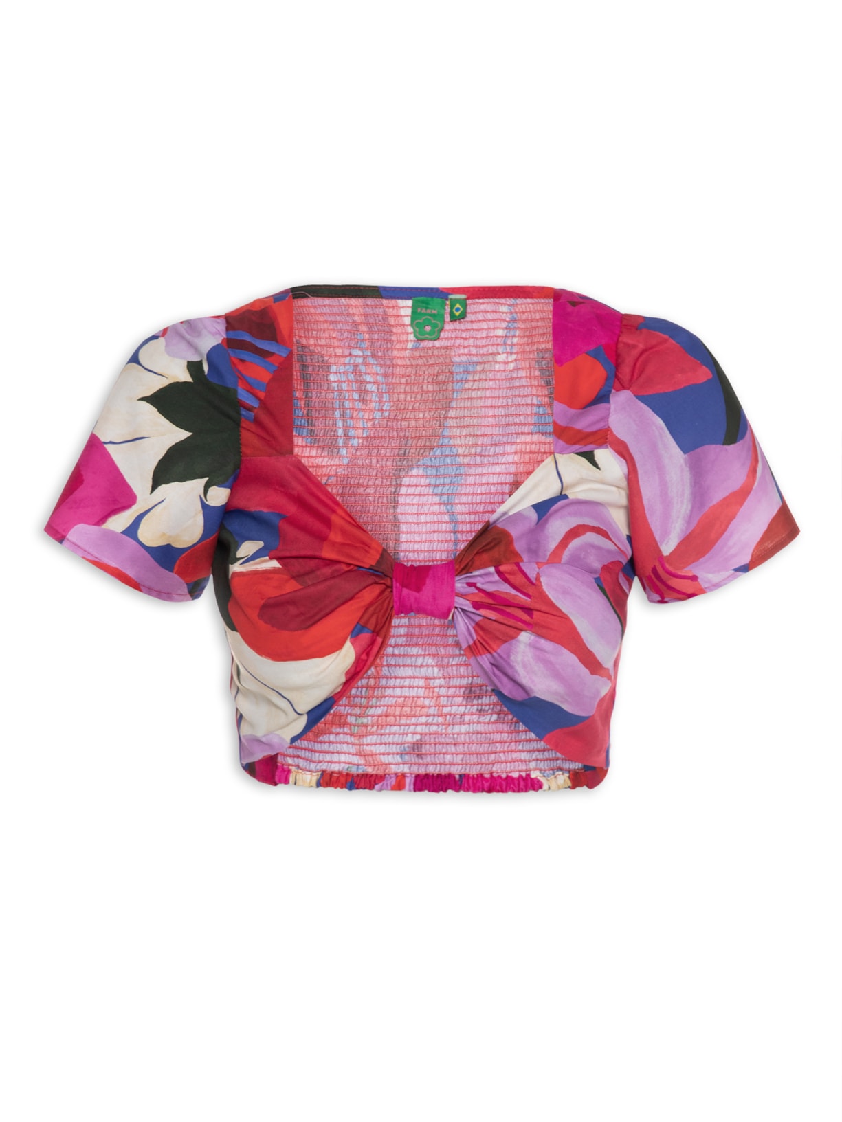 Blusa Feminina Aquarela Floral - Azul