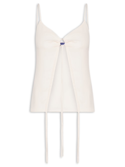 Blusa Feminina Argola Marfim - Bege