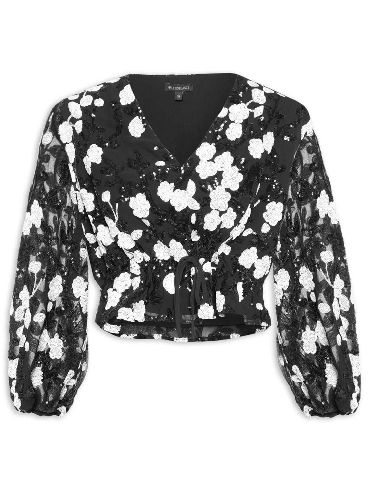 Blusa Feminina Ariane - Preto