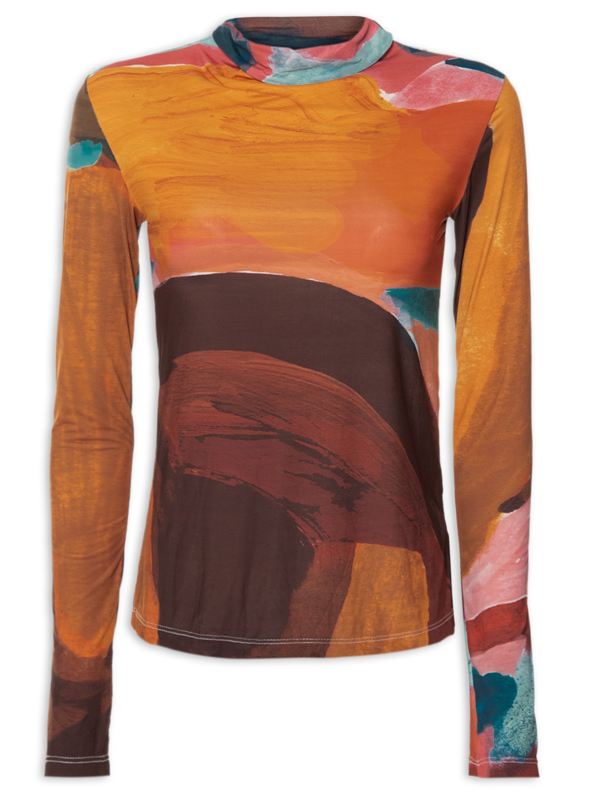 Blusa Feminina Arquipélago - Laranja