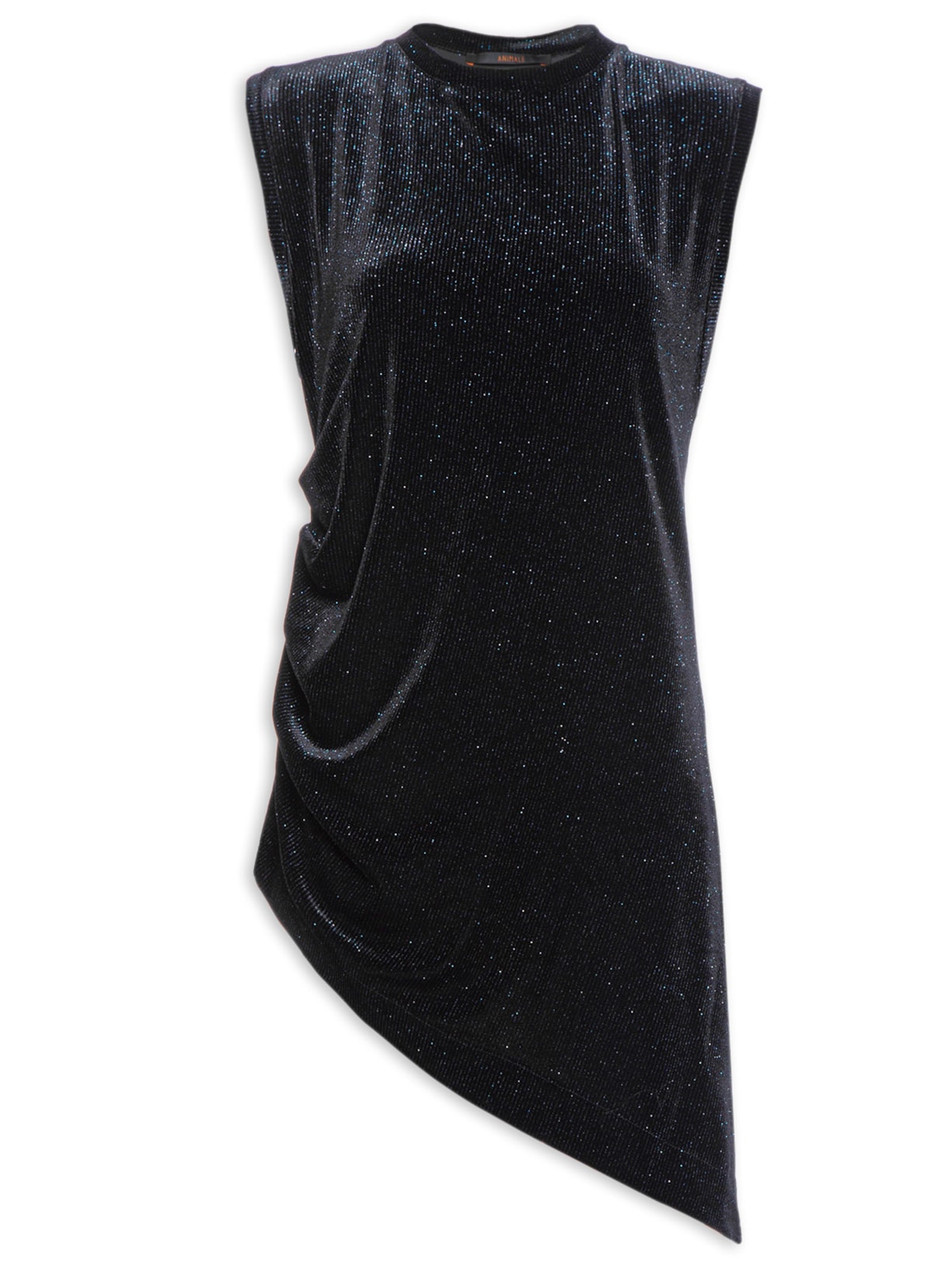 Blusa Feminina Assimétrica Alongada - Preto