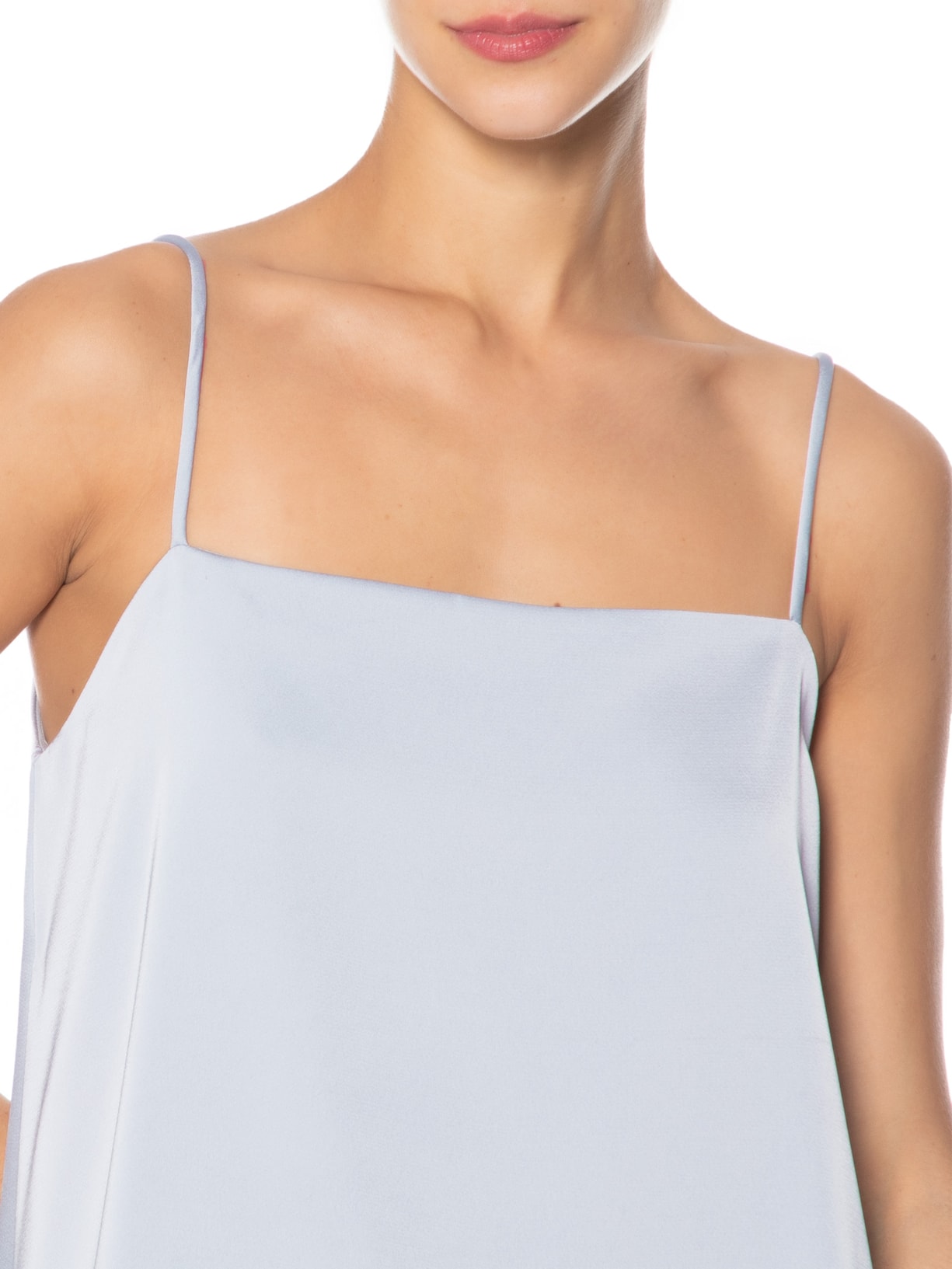 Blusa Feminina Assimétrica Azul Market 33