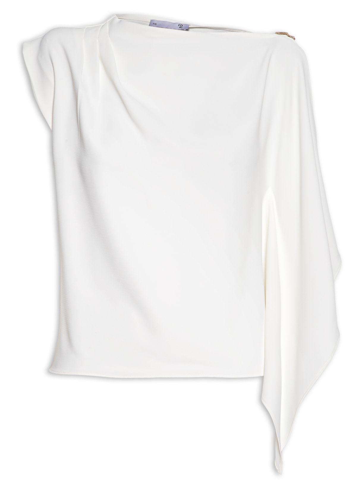 Blusa Feminina Assimétrica Off White '2Essential