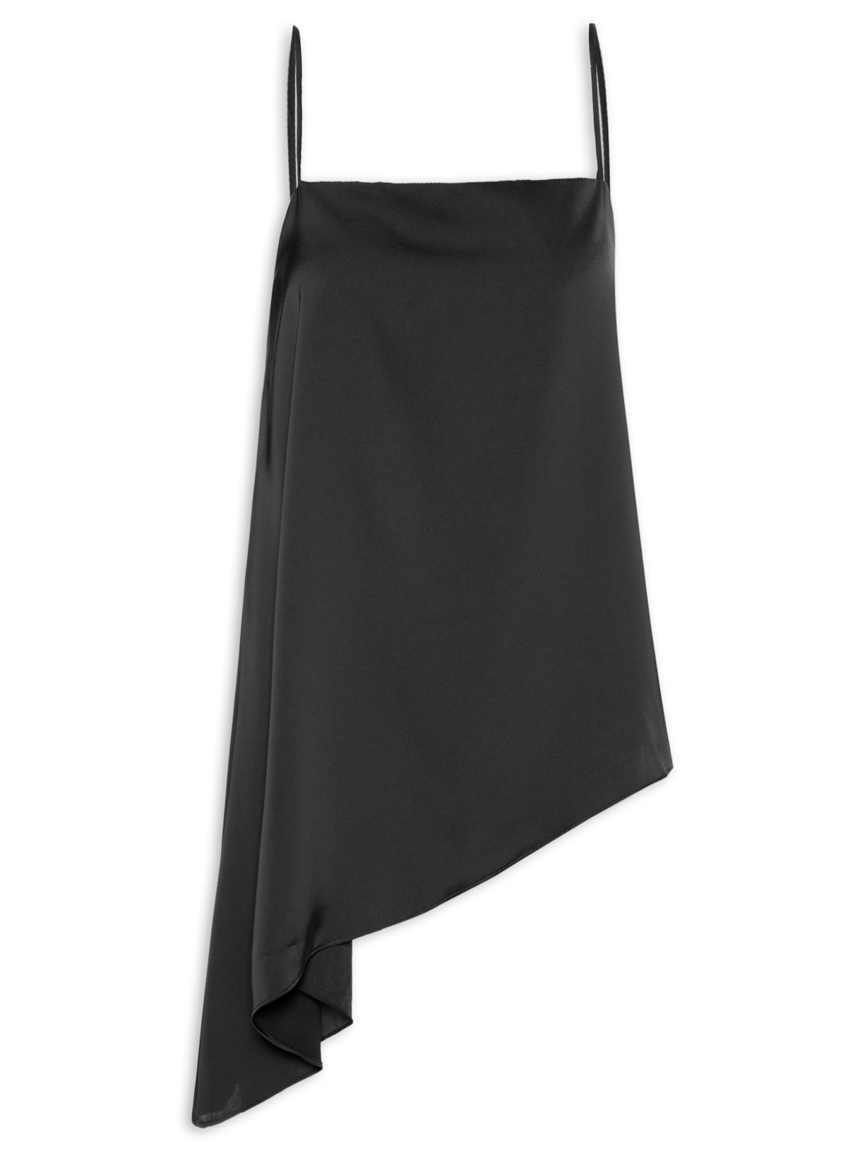 Blusa Feminina Assimétrica - Preto