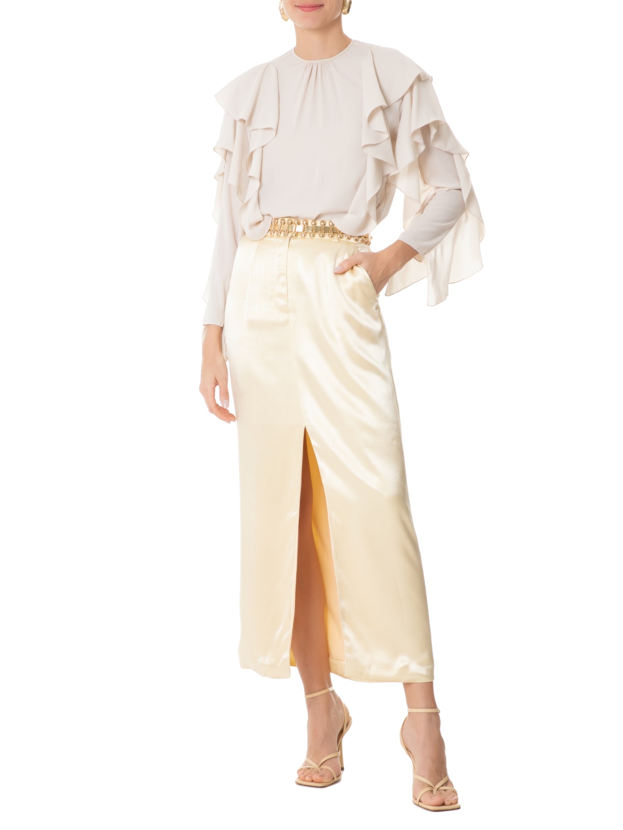 Blusa Feminina Aurora Bege Iorane