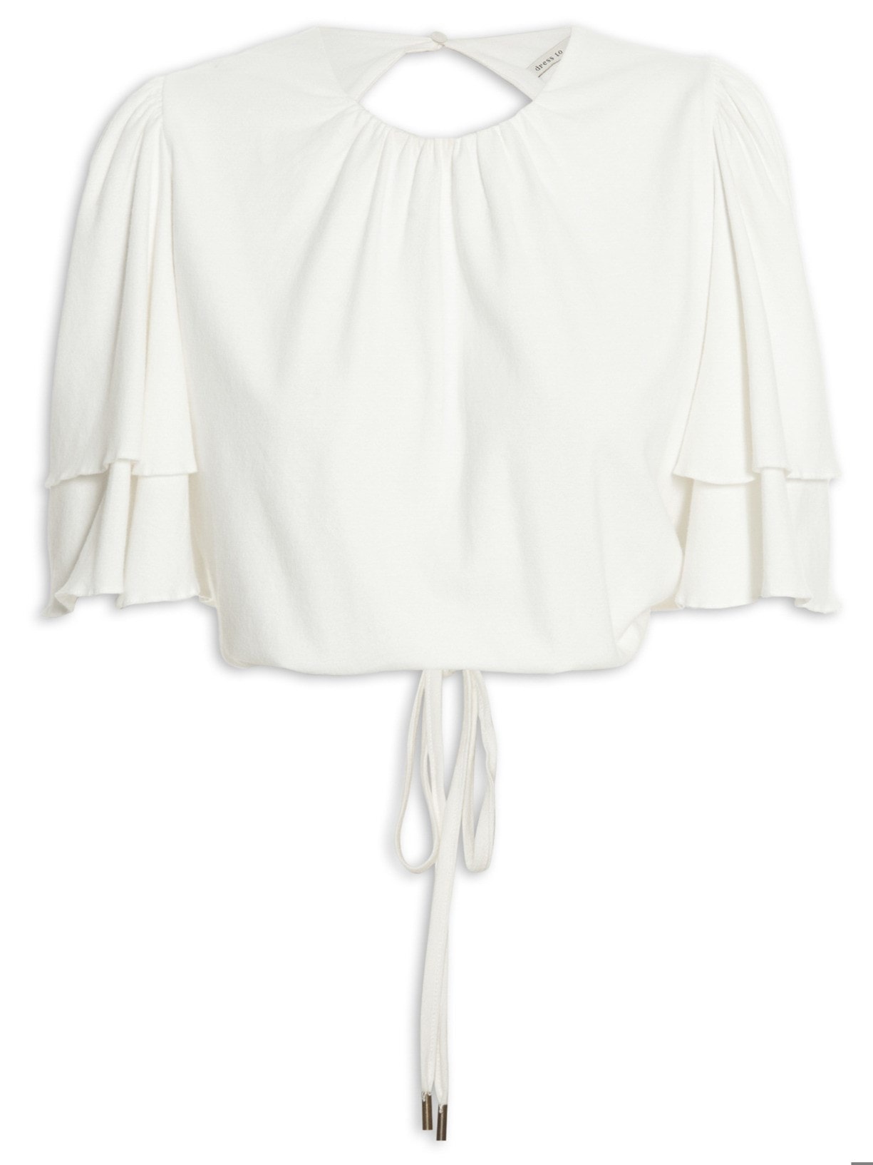 Blusa Feminina Babados - Off White