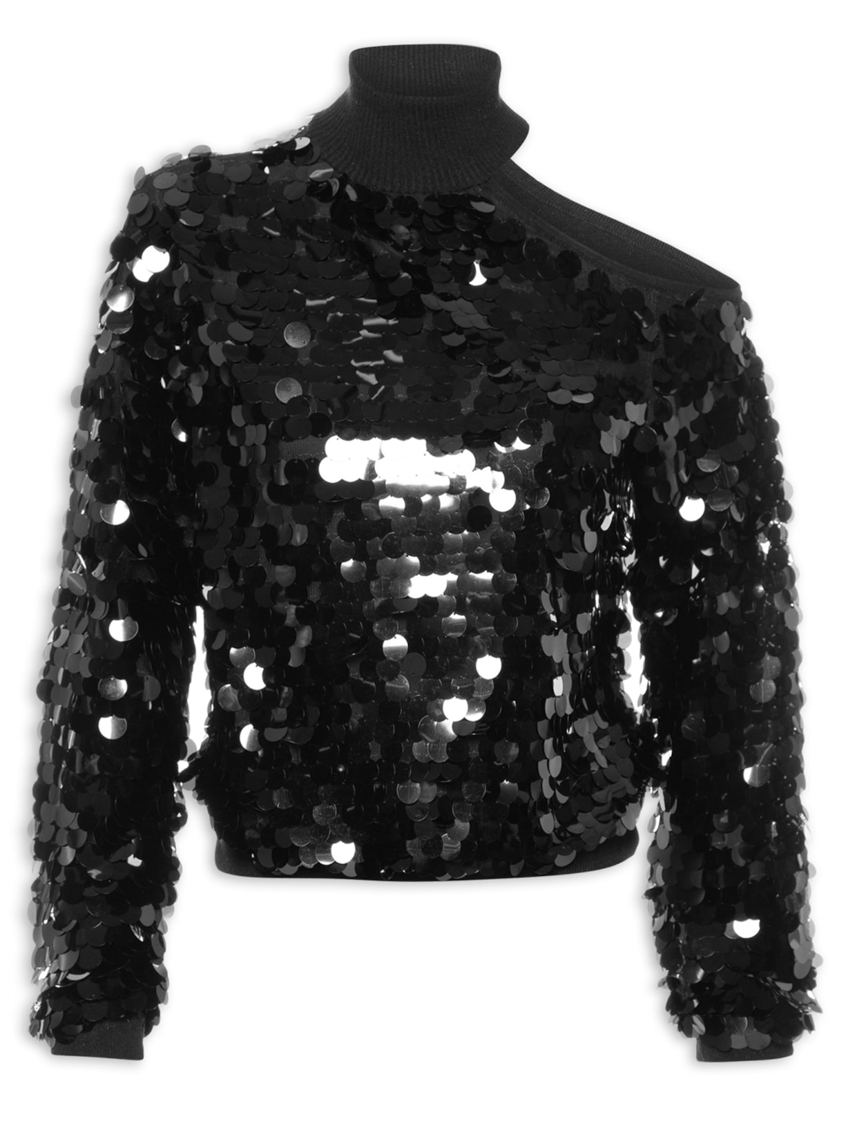 Blusa Feminina Balls Serena Tricot - Preto