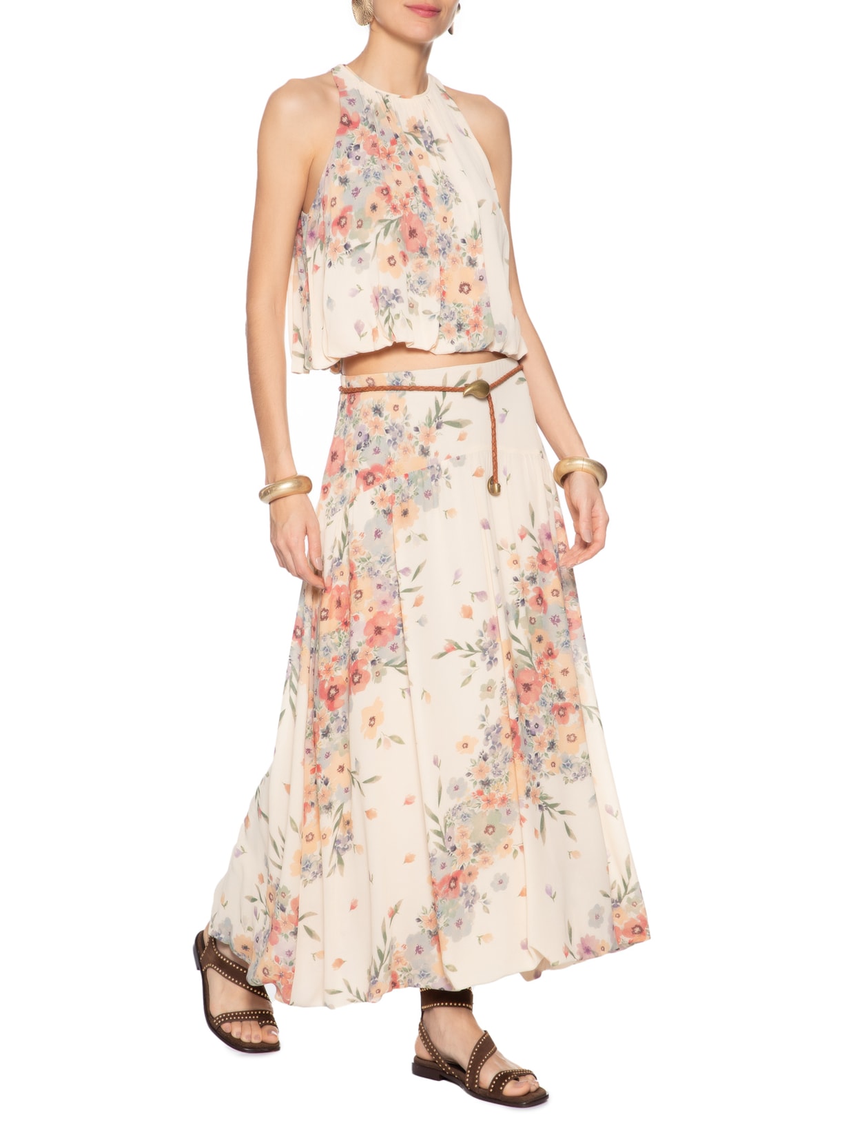 Blusa Feminina Balonê Allure Bege Maria Filó