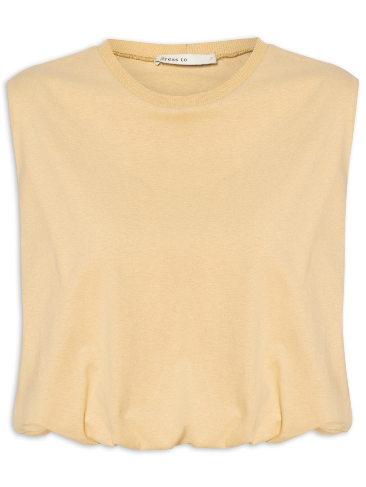 Blusa Feminina Balonê - Bege