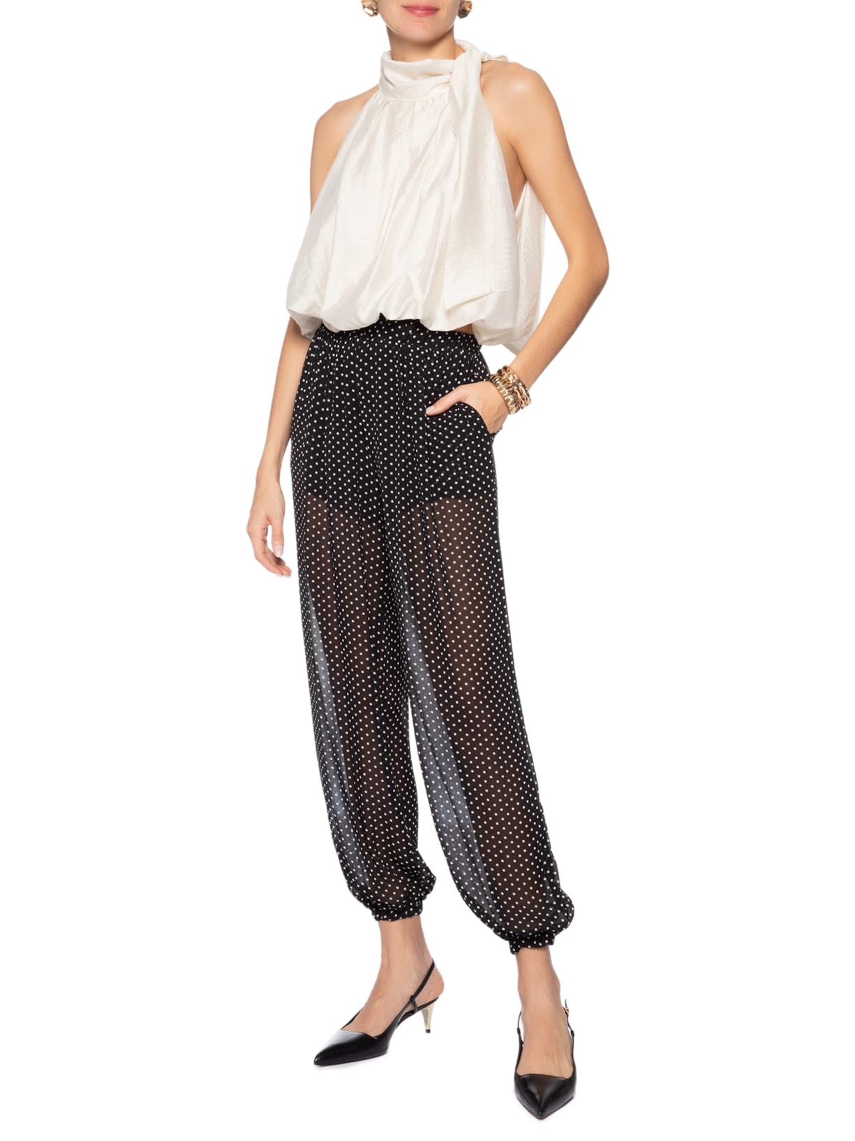 Blusa Feminina Balonê Off White '2Essential