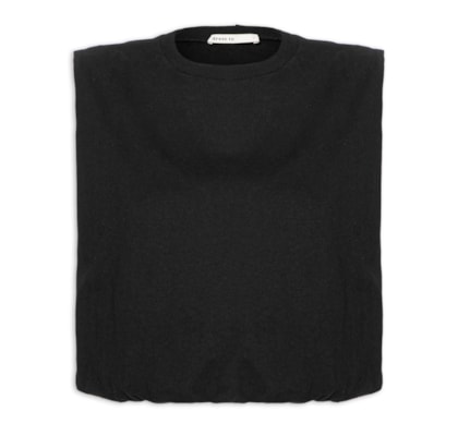 Blusa Feminina Balonê - Preto