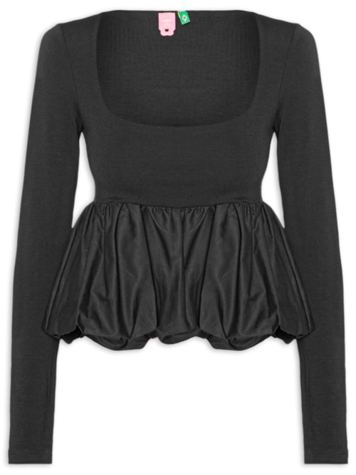 Blusa Feminina Balone - Preto