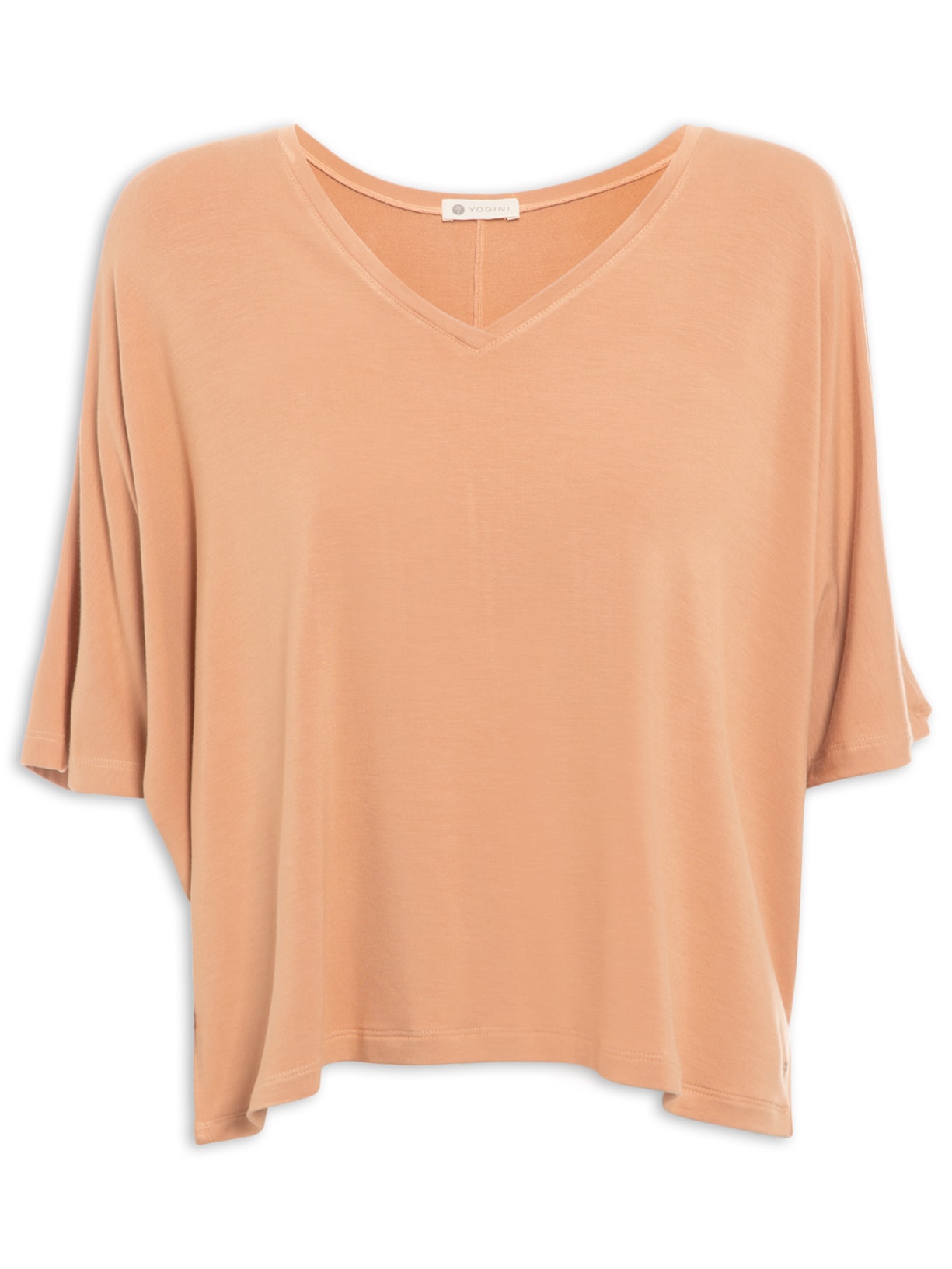 Blusa Feminina Bambu Cropped Isis - Bege