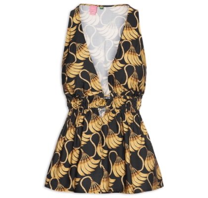 Blusa Feminina Banana Tassel Mini - Preto