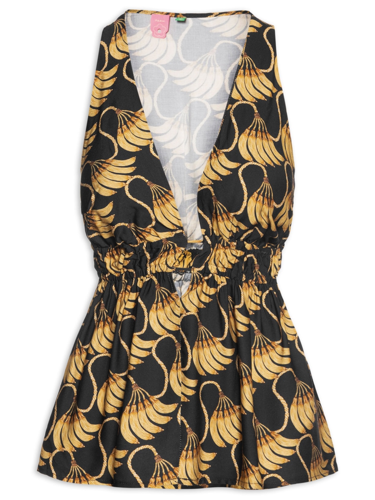 Blusa Feminina Banana Tassel Mini - Preto