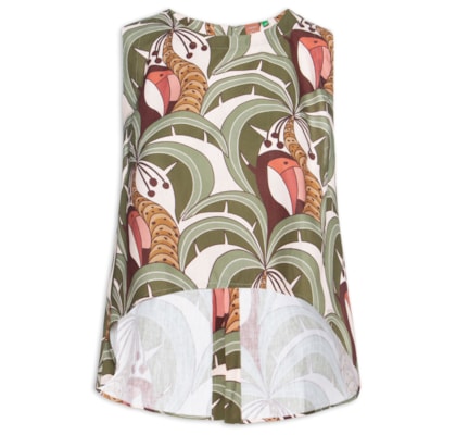 Blusa Feminina Bananada De Tucano - Verde