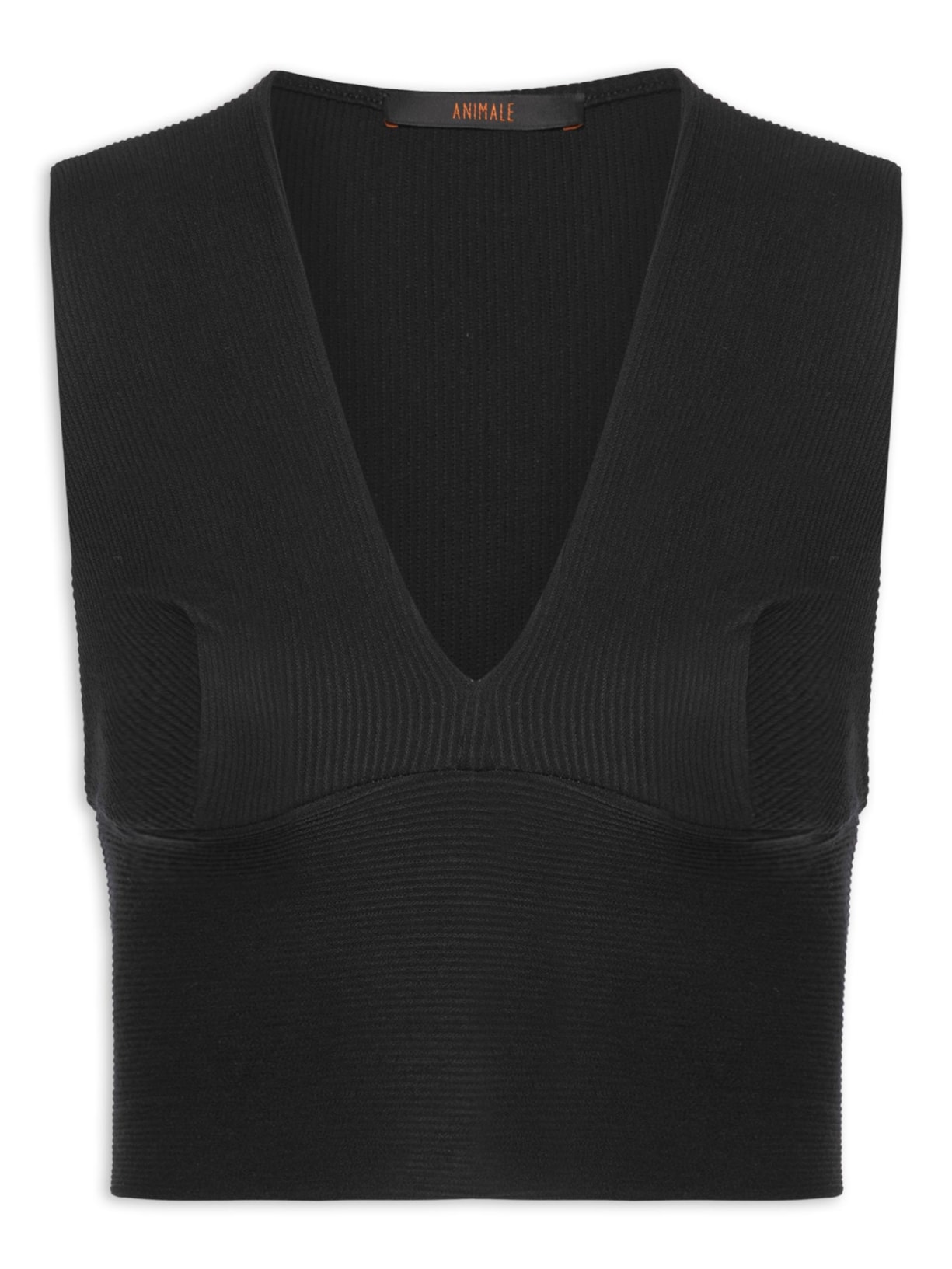 Blusa Feminina Barra Dupla Preto Animale