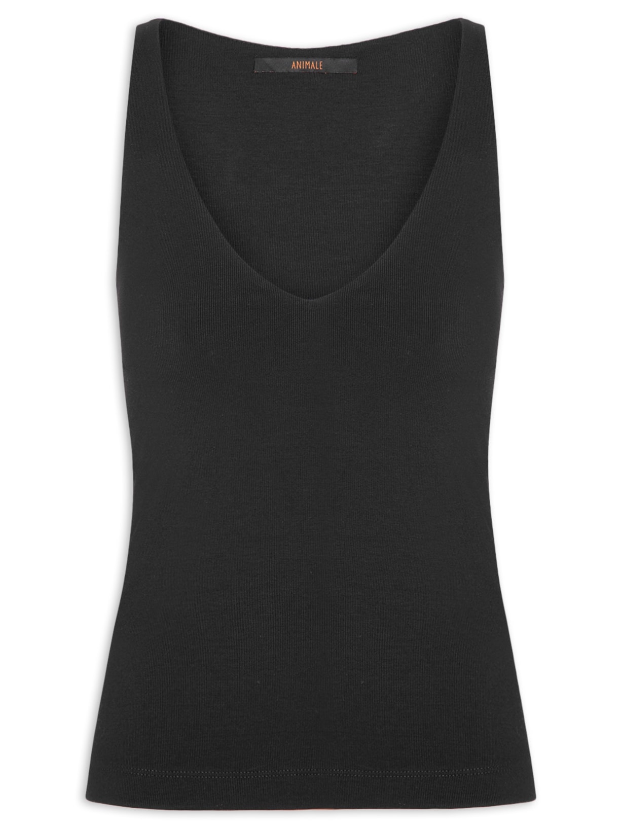 Blusa Feminina Basic Stella Off Preto Animale