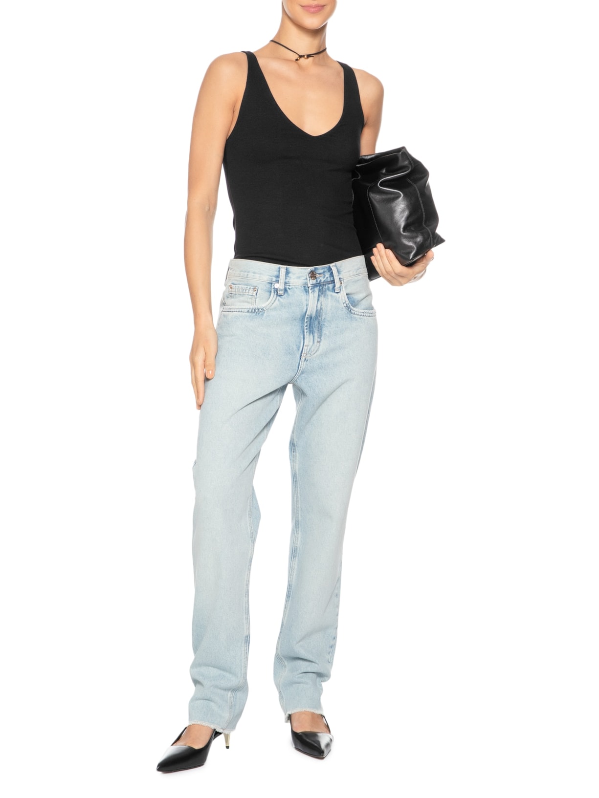 Blusa Feminina Basic Stella Off Preto Animale