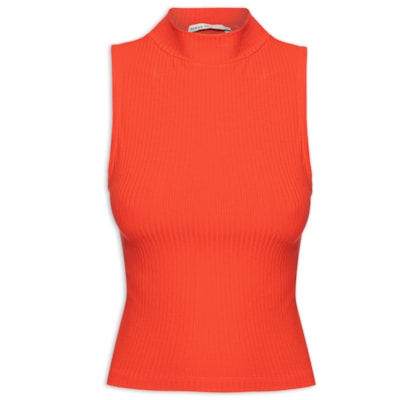 Blusa Feminina Básica Canelada - Vermelho