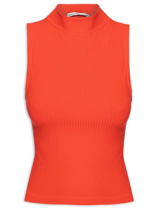 Blusa Feminina Básica Canelada - Vermelho