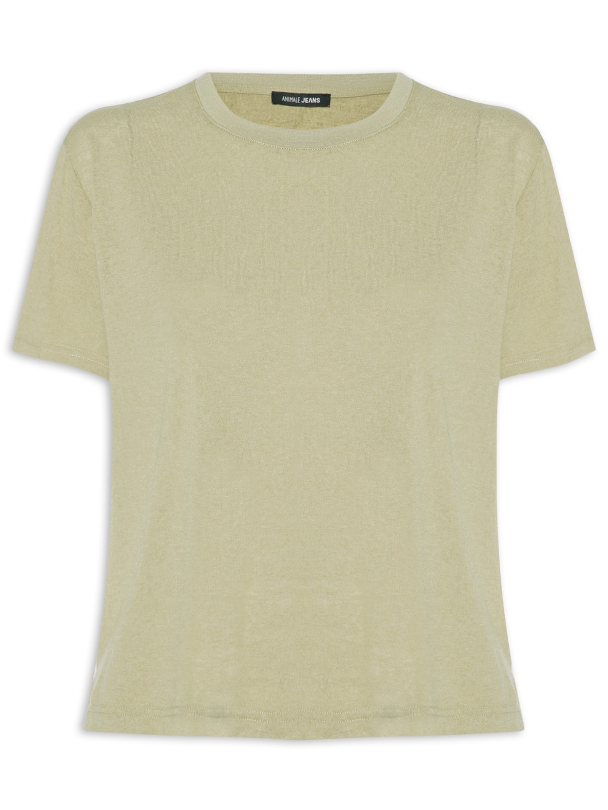 Blusa Feminina Básica Decote Redondo - Verde
