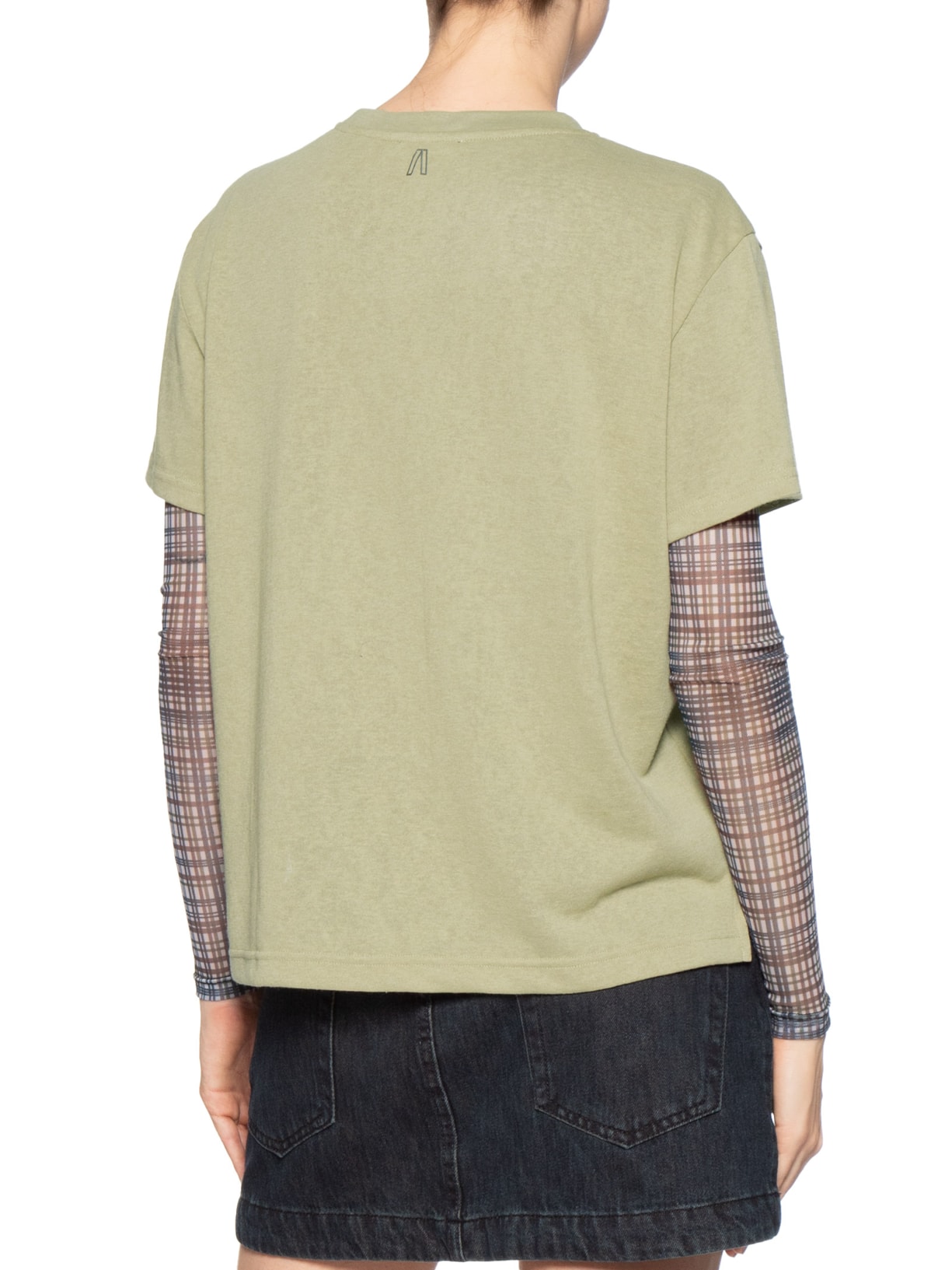 Blusa Feminina Básica Decote Redondo Verde Animale Jeans