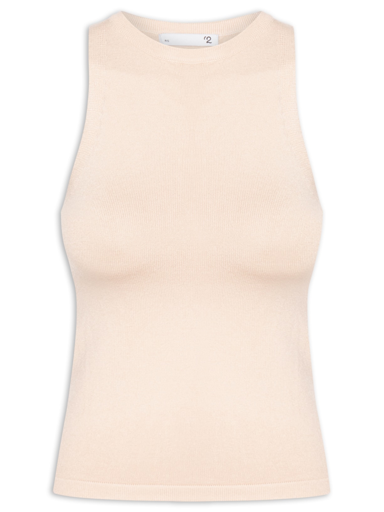 Blusa Feminina Básica Em Tricot Bege  '2Essential