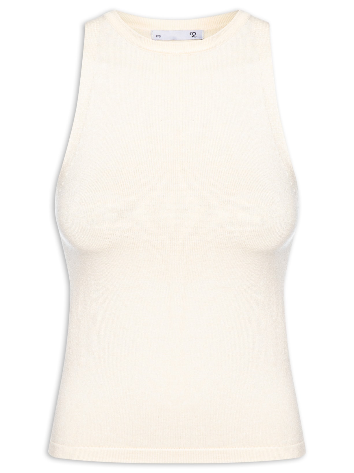 Blusa Feminina Básica Em Tricot Bege '2Essential