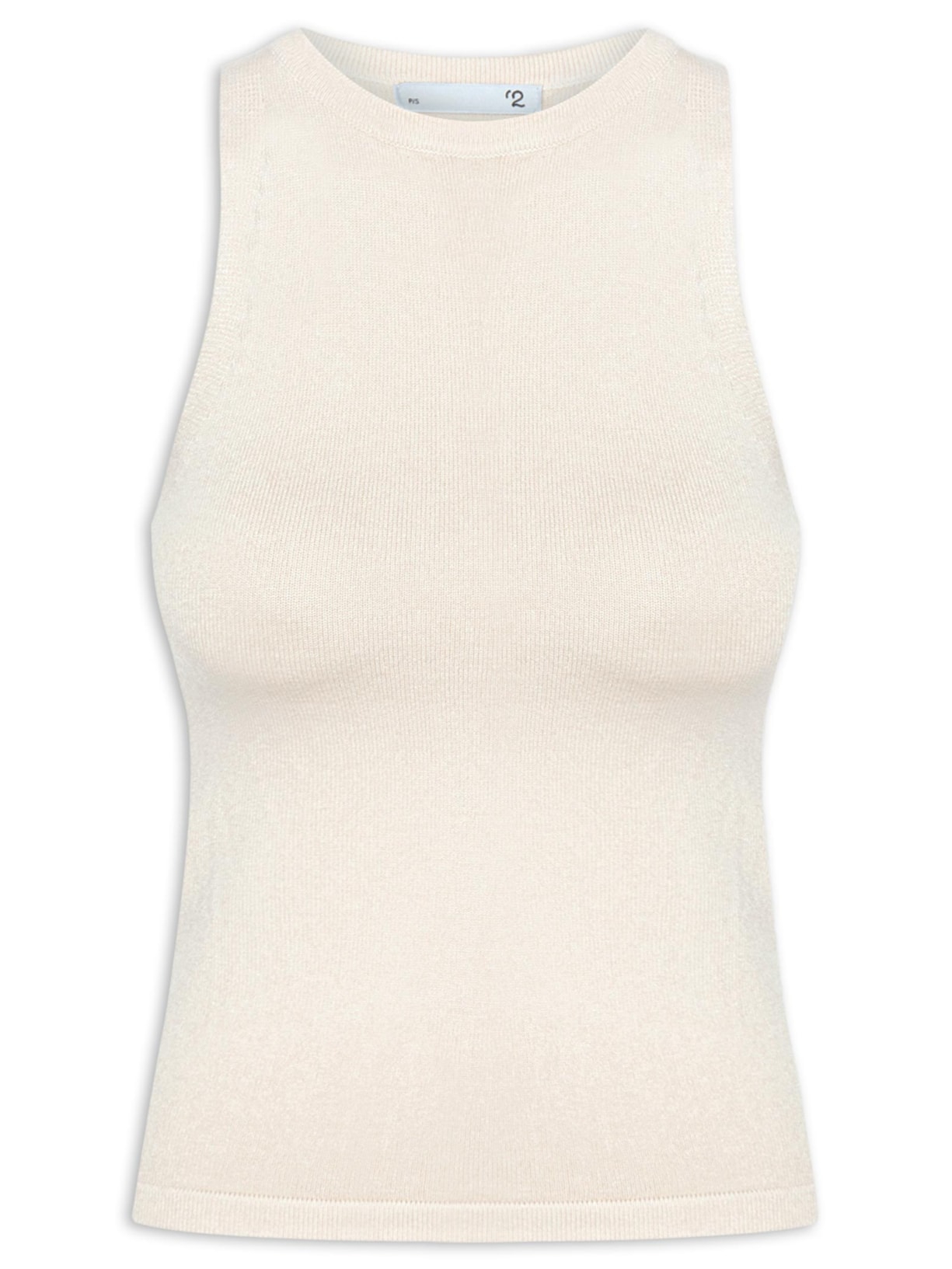 Blusa Feminina Básica Em Tricot Branco '2Essential