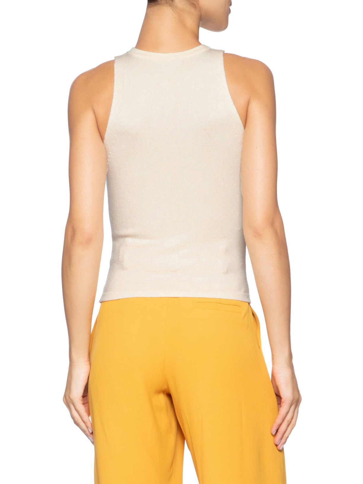 Blusa Feminina Básica Em Tricot Branco '2Essential