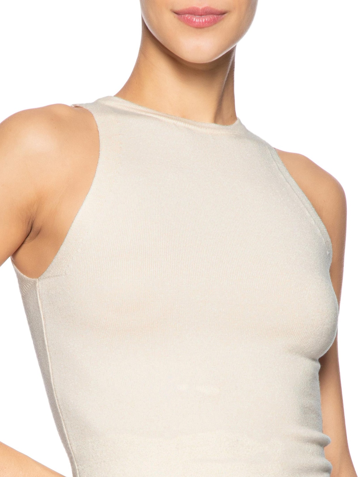 Blusa Feminina Básica Em Tricot Branco '2Essential