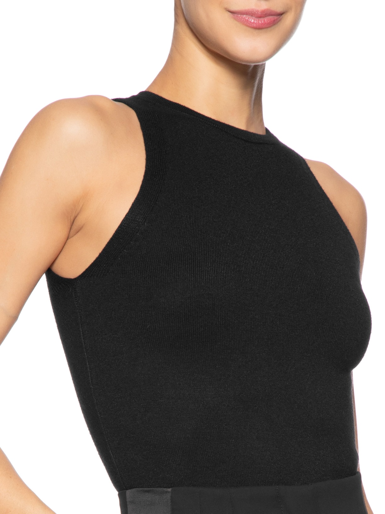 Blusa Feminina Básica Em Tricot Preto '2Essential