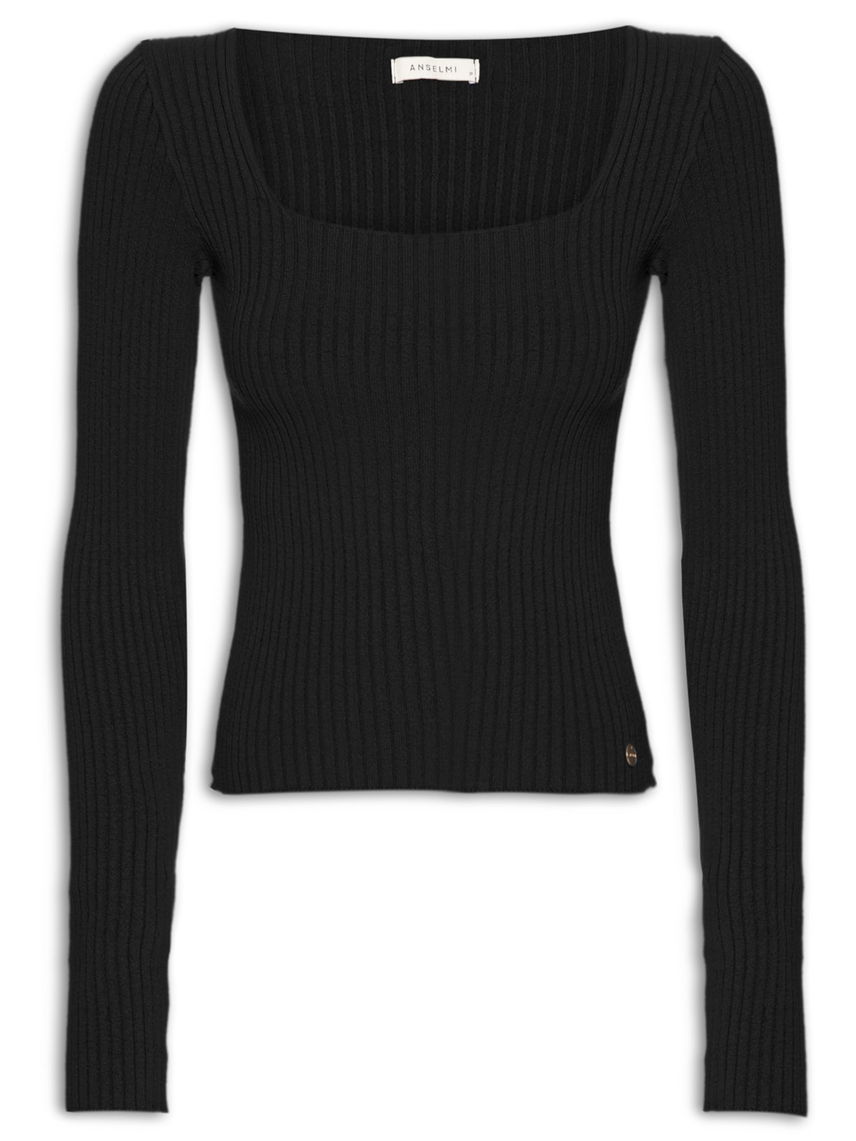 Blusa Feminina Básica Manga Longa - Preto