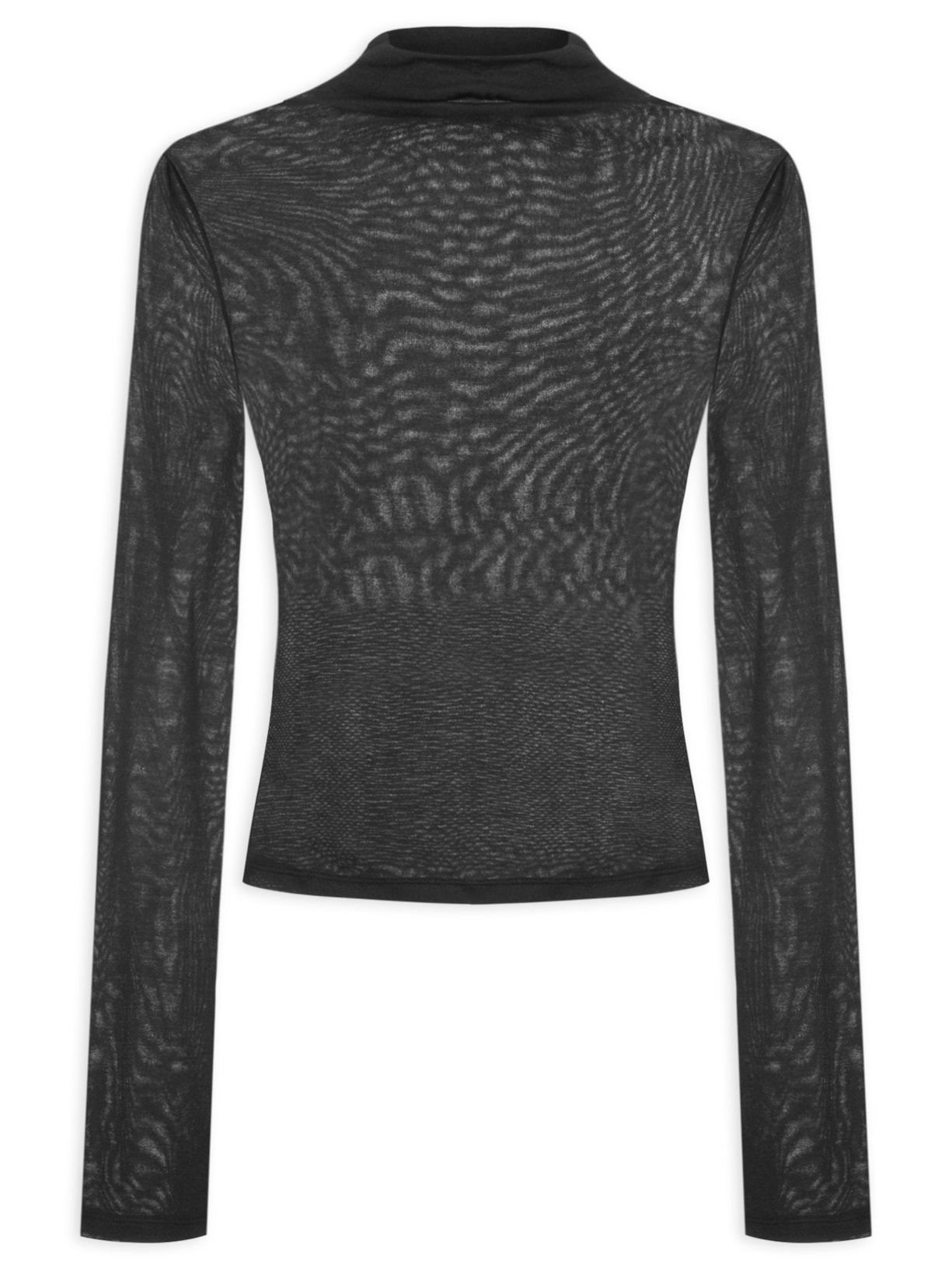 Blusa Feminina Básica Manga Longa - Preto