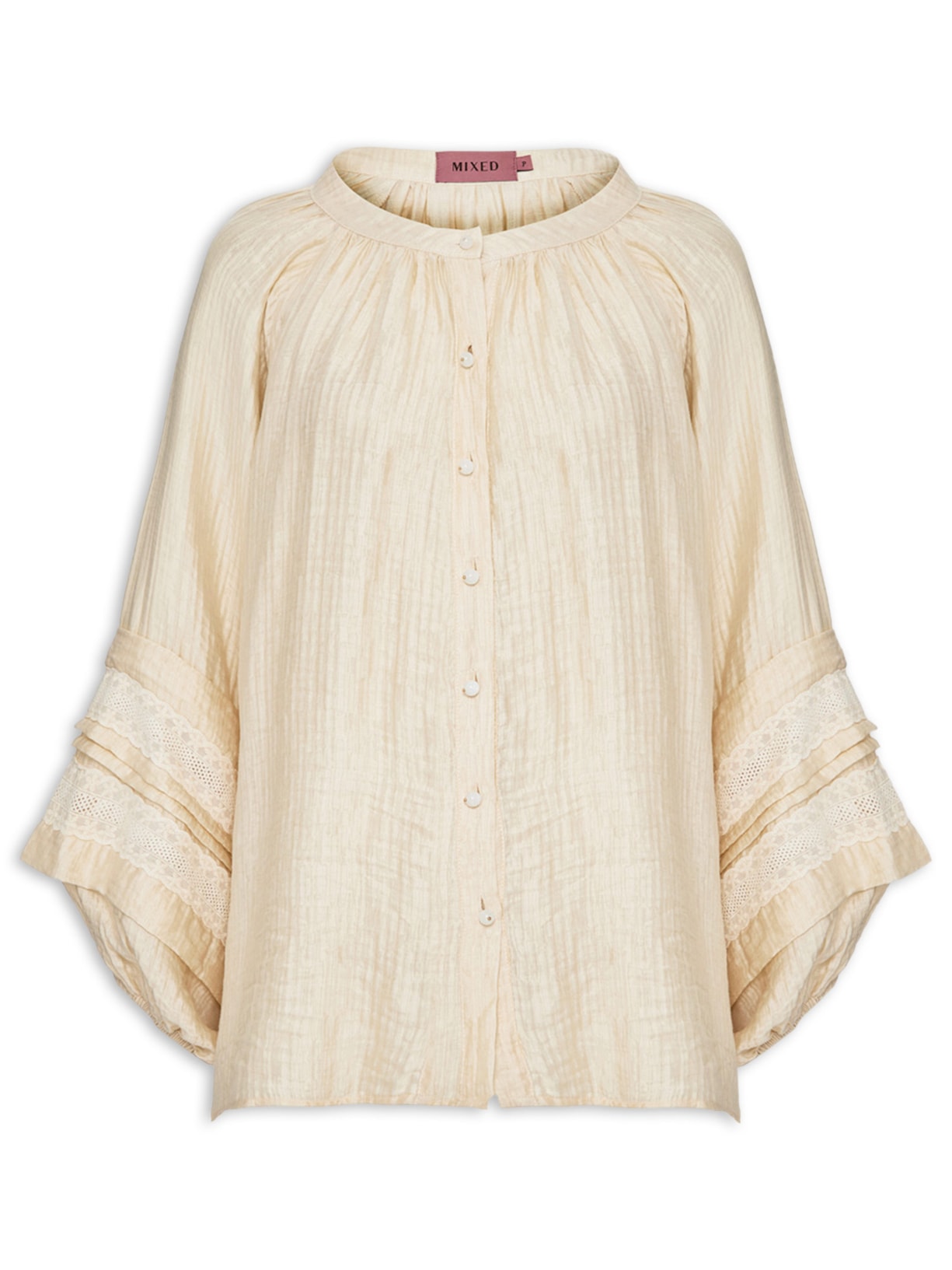 Blusa Feminina Bebel Bege Mixed
